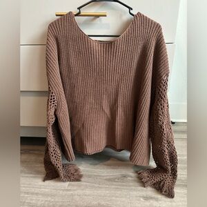 Arula crochet sweater